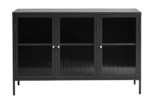 Dulap BRONCO, Negru, 40x85x132 cm - Img 3