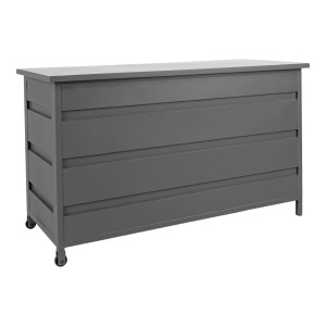 Lada depozitare pentru perne Cassis, Gri, 60x130x75 cm