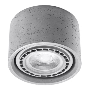 Lustra Basic din beton Gri 14x14x9 cm