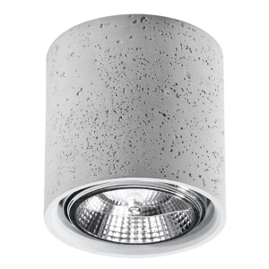 Lustra Cullo din beton Gri 14x14x14 cm