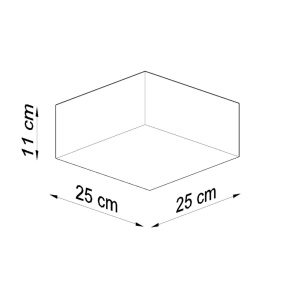 Lustra Horus Gri 25x25x11 cm - Img 7