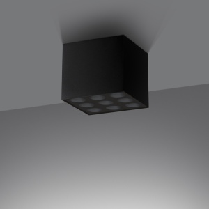 Lustra LED Ozzy Negru 4000K 9.5x9.5x8.3 cm - Img 3