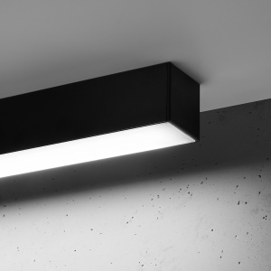 Lustra LED Pinne Negru 4000K 200x6x6 cm - Img 5