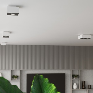 Lustra Mono Alb 24x14x11 cm - Img 8