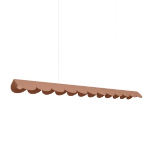 Lustra suspendata LED Biscuit Mocha 3000K 131x13x200 cm