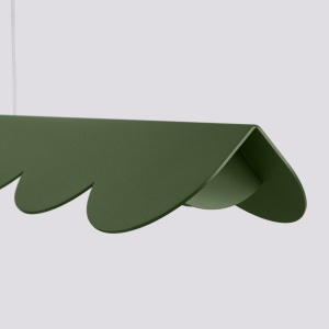 Lustra suspendata LED Biscuit Olive 4000K 131x13x200 cm - Img 5