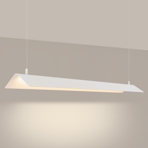 Lustra suspendata LED Elva Alb 3000K 150x27.5x200 cm - Img 3