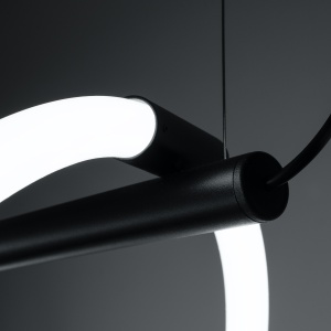 Lustra suspendata LED Galakse Negru 2700-6500K 84x45x160 cm - Img 6
