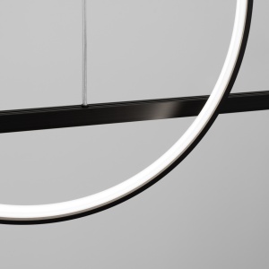 Lustra suspendata LED Glad Negru 4000K 120x20x212 cm - Img 4