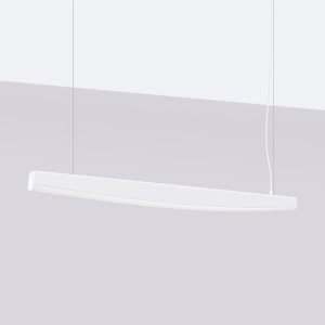 Lustra suspendata LED Jorun 120 Alb 4000K 120x3x210 cm - Img 2