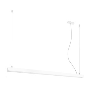 Lustra suspendata LED Pinne Alb 4000K 150x6x150 cm