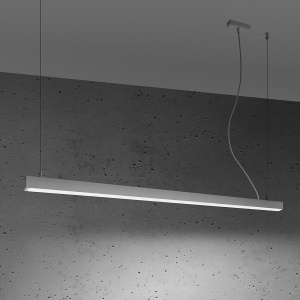 Lustra suspendata LED Pinne Alb 4000K 150x6x150 cm - Img 3