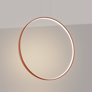 Lustra suspendata LED Rio 78 Rosu 3000K 78x16x150 cm - Img 3