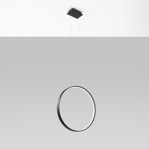 Lustra suspendata LED Rio Alb 3000K 55x16x150 cm - Img 2
