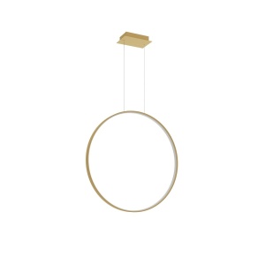 Lustra suspendata LED Rio Auriu 4000K 78x16x150 cm