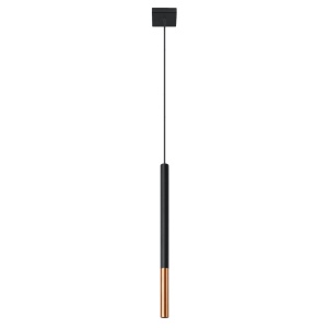 Lustra suspendata Mozaica Cupru 8x8x100 cm