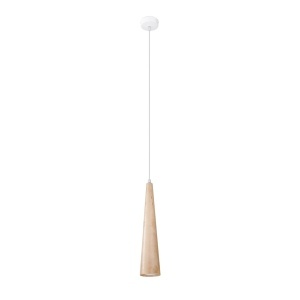 Lustra suspendata Sula din lemn, Natural 8x8x120 cm