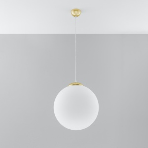 Lustra suspendata Ugo Auriu 40x40x130 cm - Img 2