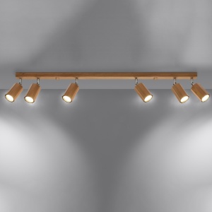 Lustra Zake Stejar 120x5x20 cm - Img 3