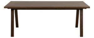 Masa dining A-Line, Gri, 74.6x200x95 cm - Img 4