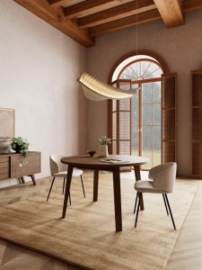 Masa dining A-Line, Gri, 75x220x120 cm
