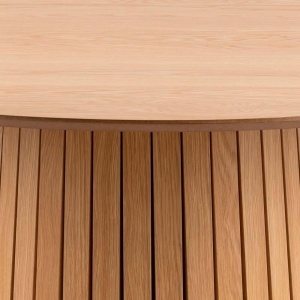 Masa dining Christo, Natural, 75x120x120 cm - Img 3
