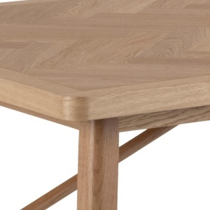 Masa dining Galway, Natural, 75x200x100 cm - Img 8