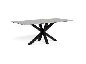 Masa dining Heaven, Gri, 75.5x200x100 cm - Img 3