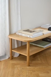 Masuta de cafea Banbury, Natural, 42x150x50 cm
