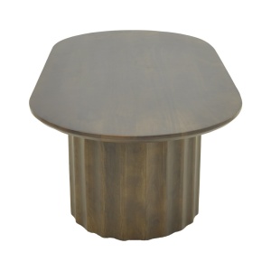 Masuta de cafea, Flute, Wenge, 65x130x40 cm - Img 6