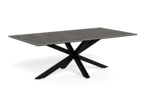 Masuta de cafea Heaven, Negru, 46x130x70 cm - Img 2