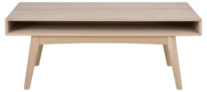 Masuta de cafea Marte, Alb, 50x130x70 cm - Img 3