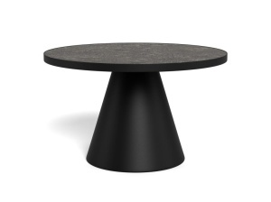 Masuta de cafea Soli, Negru, 40x65.7x65.7 cm - Img 3