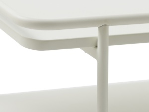 Masuta de cafea YUBA, Gri cald, 55x34x110 cm - Img 2