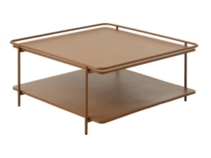 Masuta de cafea YUBA, Teracota, 75x34x75 cm - Img 4