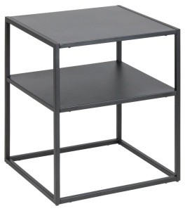Noptiera Newton, Negru, 50.5x45x40 cm - Img 3