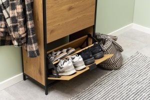 Pantofar Seaford, Negru, 129x56x30 cm - Img 3