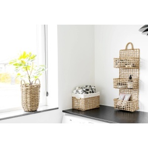 Raft de perete Sines, Natural, 25x15x70 cm