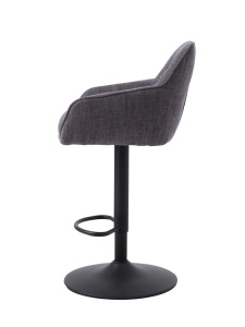 Scaun bar AVOLA SELECT, Grafit, 53x96-110x51 cm - Img 3