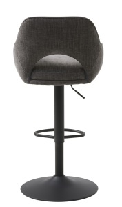 Scaun bar COWLEY SELECT, Gri inchis, 54x96-112x51 cm - Img 2