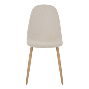 Scaun Bella, Bej/Natural, 44x55x85 cm - Img 4