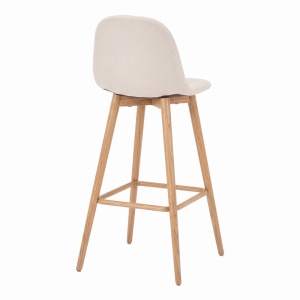 Scaun de bar Bella, Natural, 41.5x49x108 cm - Img 2