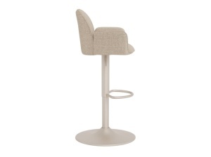 Scaun de bar Glenda, Gri, 114x52.5x52 cm - Img 4