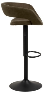 Scaun de bar Grace, Verde, 101x54.5x48.5 cm - Img 4