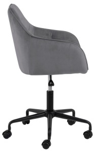 Scaun de birou Brooke, Gri, 88.5x59x58.5 cm - Img 5
