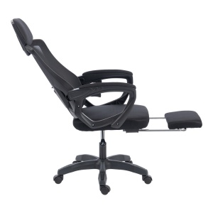 Scaun de birou, Meton, Negru, 60x48x128 cm - Img 5