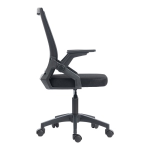 Scaun de birou, Penza, Negru, 58x48x102 cm - Img 4