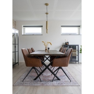 Scaun de dining rotativ Harbo, Maro, 62x56x89 cm