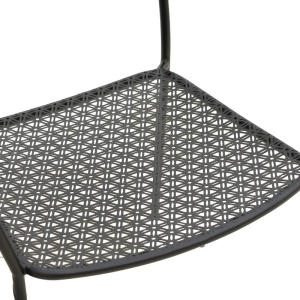 Scaun de gradina Stivuibil, Federal, Negru, 58x57x81.5 cm - Img 8