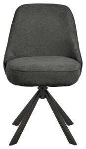 Scaun dining Carlton, Gri, 83.5x52x56 cm - Img 5